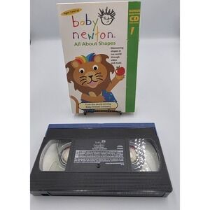 Baby Einstein Baby Newton All About Shapes VHS NO CD Disney Educational Age 1-Up